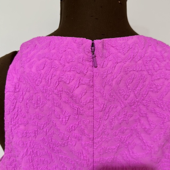 Sheike hot pink textured drape dress size 12 - Picture 6 of 8